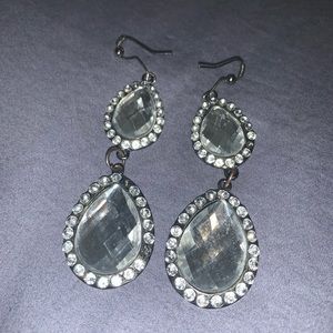 Silver Dangle Fashion Earrings